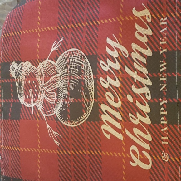 HAKACC 6pc Buffalo Plaid Placemat Set 6 Designs Merry Christmas & Feliz Navidad - Picture 3 of 8